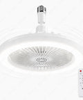 Ceiling Fan With Light And Remote, 2800 Lumens LED Light Bulb Fan, Screw In E26/E27 Small Ceiling Fan With Light, 3 Speeds