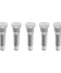 Premium 5 Piece M14 Wheel Stud Kit For GMC Terrain And Buick Regal Models With Smooth Front Rear Lug Bolt Installation And Solid Steel Build Quality That Keeps Your Wheels Secure On The Road, five steel studs