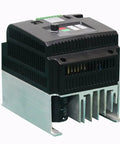 Industrial Grade 220V To 380V Three Phase VFD Inverter Converter For 11kW 15HP Motors Single Phase Input To Three Phase Output With Adjustable Speed Smooth Start Built In Protection White Finish, black finned unit