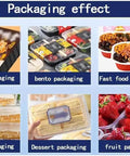 Heavy Duty Commercial Stainless Steel Food Tray Sealer Machine Semi Automatic Manual Packaging Unit With Adjustable Temp Control For Fresh Box Closures used for various food packaging styles.