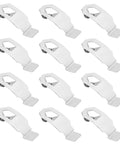 12 Pack Photo Frame Clips Picture Hanger Fastener Artwork Back Plate Fixing Hardware Metal Spring Turn Clip Hanging Supplies