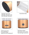 Portable Hydrogen Water Bottle With Nasal Inhalation Hose 410ml Delivers 1200 1400 PPB Hydrogen Rich Water features and details.