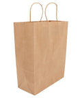 Heavy Duty Kraft Paper Shopping Bags With Handles For Reuse And Easy Carry DIY Friendly For Decorating Large Capacity Groceries And Gifts