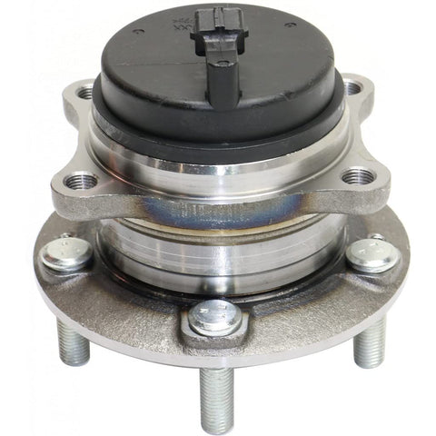 Rear Wheel Hub Assembly For Santa Fe Sport 2013-2018 And Veracruz 2007-2012 And Sorento 2011-2015 Rear Left Or Right 4 Wheel ABS FWD Single Piece OEM Quality Replacement, metal construction, close-up view