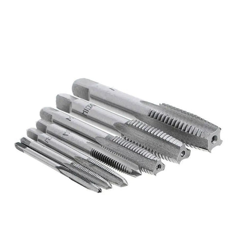Bearing Steel Metric Tap Set 14Pcs Heavy Duty Pro Grade M3 M4 M5 M6 M8 M10 M12 Plug Taps With Spiral Point For Auto Repair