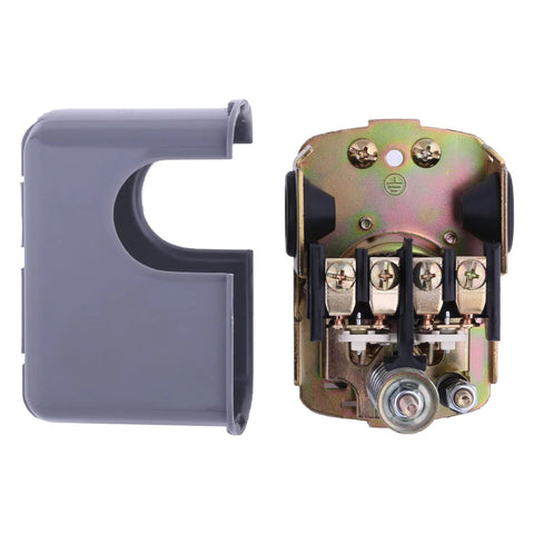 Pumptrol 30-50 psi pressure switch, gray plastic cover and metal terminal block (2-piece)