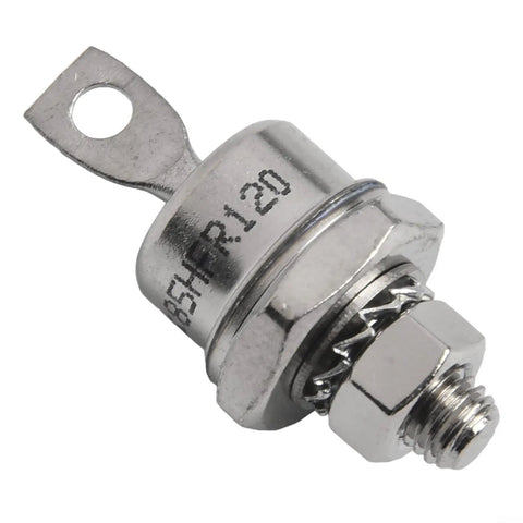 Top Shelf 85 Amp 1200 Volt Stud Mount Diode For Welding Rigs And Industrial Power Converters with sturdy 6mm screw.