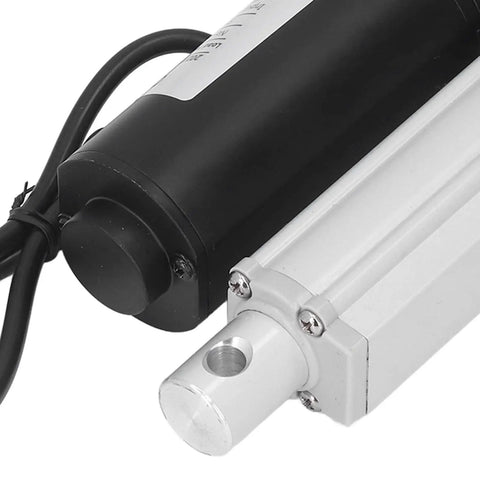 Close-up of Go-To Heavy-Duty 24V High-Speed Linear Actuator With 50mm Stroke And 1200N Thrust for track systems and automation
