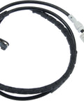 URO Parts brake pad sensor front wiring harness, black sleeved cable with white connector