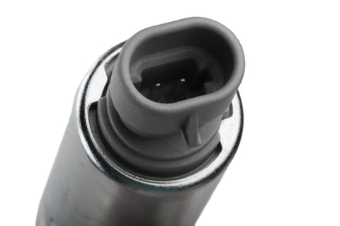 Close-up of GM 12679099 Intake Variable Valve Timing VVT Solenoid With Seal Retainer And Bolt Plug-N-Play OEM Calibrated For GM Engines.