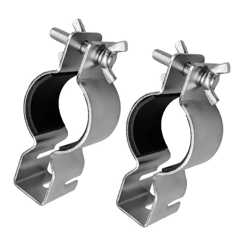Adjustable Pipe And Drape Clamps For Party Decor, Go To Heavy Duty Steel Clamps For Venue Setup, Rust Resistant And Durable Hanging Accessories