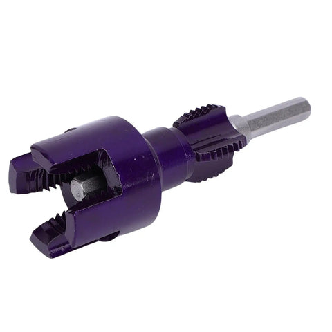 Eujgoov Heavy Duty Pipe Threader Kit With 3/4 Inch And 1/2 Inch Dies For Electric Drill high-speed metal cutting tool with sharp forged die.