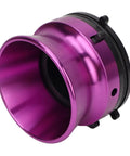 Universal Hub Adapters Set, 1 Pair 10 Inch Loading Opener For Autos And Equipment, polished purple aluminum