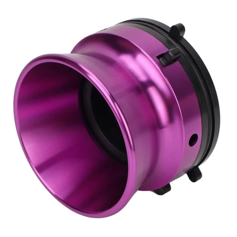 Universal Hub Adapters Set, 1 Pair 10 Inch Loading Opener For Autos And Equipment, polished purple aluminum