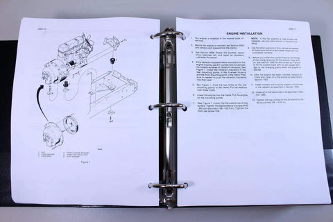 Service And Repair Manual For 450B And 455B Crawler Loader Dozer No Nonsense Shop Grade Technical Book Overhaul Binder OEM Authored Guide For DIY Maintenance Parts And Operators Reference Durable Reproduction For Long Lasting Use, open binder