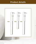 Top Shelf Sp0001820 Espresso Steam Wand Kit Compatible With Breville Dual Boiler And Oracle Models, three steam probes in white.