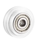 Close-up of polycarbonate POM pulley with 625zz bearing from 26Pcs 3D Printer Wheel Kit With Polycarbonate POM Pulleys And 625zz Bearings Real Smooth