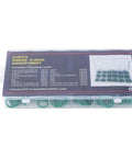 High Temperature Fluorosilicone O Ring Kit 21 By 11 By 3 270 Pcs Buna N Rubber Sealing Workhorse in clear plastic case
