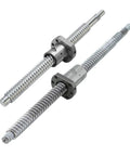 16mm C7 rolled ballscrew with single nut end, machined for engraver router, precision linear drive, works with SFU1605 SFU1610 rails