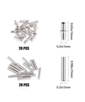 Beefy 180 To 270 Piece Metal Shelf Pegs For Cabinets And Bookshelves, two sizes with measurements, anti oxidation solid bearing frame