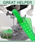 Sewing Machine Needle Threader Set For Fast Auto Threading, 2026 New Automatic Needle Threader Tool in green plastic material.