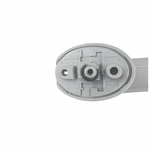Close-up of mounting side for Toyota RAV4 Sun Visor Pair 2004 2005 Driver And Passenger Side Replacement With Clips And Screws Gray Direct OEM Replacement Exact Fit Vehicle Specific Not For Other Year Models