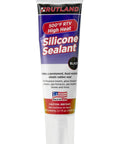 Rutland 500°F RTV high-heat silicone sealant, black tube, USA-made