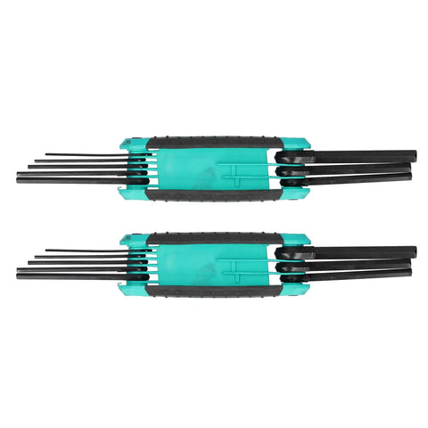 Top Tier 8 In 1 Folding Hex Key Wrench Kit Booms With Wide Size Range From 1.5mm To 8mm For Snazy Home Garage Jobs Using High Torque Chrome Vanadium Steel For Tightening Screws Like A Pro, folded hex key set
