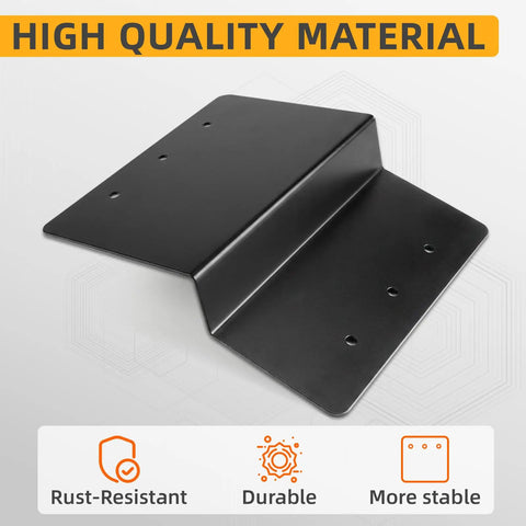 Beefed Up Heavy Duty Steel Ramp Top Kit For 2x8 Inch Boards Safely Load ATV Motorcycle And Lawn Equipment On And Off Your Vehicle