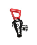 Faucet Assembly Chrome With Red Handle For Commercial Beverage Equipment OEM Replacement Part Easy Install High Flow Spout