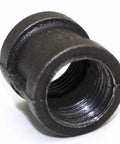 Half Inch Black Cast Pipe Fitting 10 Pack Closed Nipples Made From Malleable Iron For DIY Plumbing