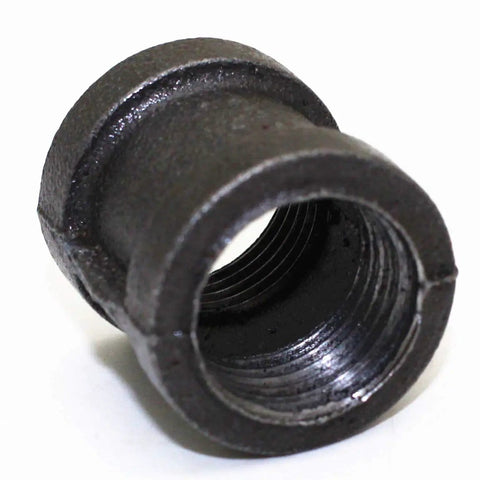 Half Inch Black Cast Pipe Fitting 10 Pack Closed Nipples Made From Malleable Iron For DIY Plumbing