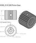 Rack And Pinion Linear Slide Pack For Robots And Vehicles, Turn Rotational Motion Into Smooth Linear Drive, TETRIX MAX Compatible Robotic Building Elements, Ideal For Forklift, Conveyor, Sorter Add Ons And Hobby Robot Projects, 16 mm pinion gear