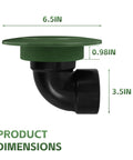 Pop Up Drainage Emitter With Elbow For 3 Inch Outlet Ready To Install With Drain And Sewer Pipes Plug And Play With Catch Basins