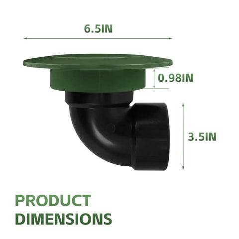 Pop Up Drainage Emitter With Elbow For 3 Inch Outlet Ready To Install With Drain And Sewer Pipes Plug And Play With Catch Basins
