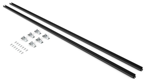 Premium Heavy Duty Mirror Support Brackets Rock Solid Adjustable 60 Inch Solid Core Mounting Hardware Built Tough American Steel furniture braces and screws.