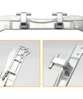 Heavy Duty Metal Door Hinge For Washer And Dryer Front Load Replacement No Fuss, Smooth Operation, Durable Silver Maintenance Part