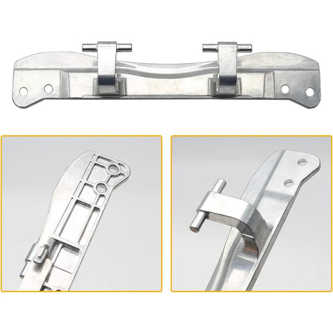 Heavy Duty Metal Door Hinge For Washer And Dryer Front Load Replacement No Fuss, Smooth Operation, Durable Silver Maintenance Part
