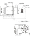 Technical diagram of 01 Series Macerator Pump 12V DC 12 GPM 45 LPM Open Flow Self Priming Anti Clog Run Dry Heavy Duty Marine Pump