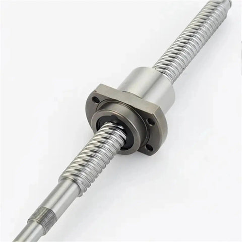 Heavy Duty C7 Precision Ball Screw Sfe4040 Featuring Rock Solid Linear Glide and Slick Nut Build for CNC Routers and 3D Printers | Close-up view