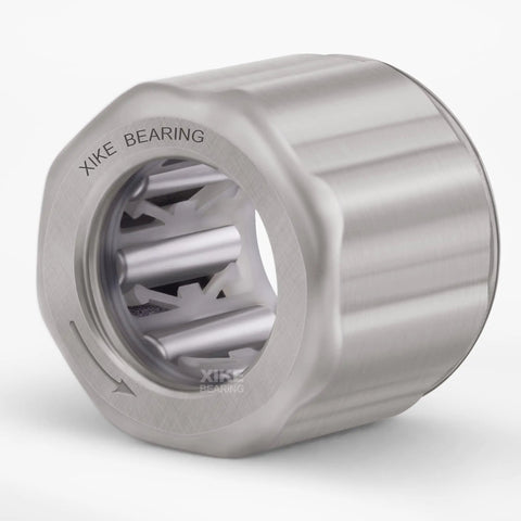 10 Pack HF081412 8x14x12mm One Way Needle Roller Bearings With Outer Octagon Ring for mop tools, durable chrome steel, close-up view