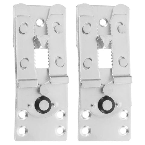 Heavy Duty Couch Connectors 5 Pack Rock Solid Sectional Sofa Clips Quick Snap Furniture Bracket Kit close-up of steel connectors