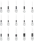 Electrolytic Capacitor Kit, 200 Pieces, 15 Value Assortment From 0.1uF To 1000uF, 10V 16V 25V 50V, Aluminum Capacitors Layout