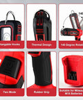 Cordless LED Work Light 2500 Lumens With Three Heads 2 Modes Milwaukee 18V Compatible No Battery Included Portable