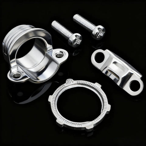 50 Pack Half Inch Clamp Type Cable Connectors For NM Cable, Zinc Alloy And Steel Electrical Conduit Fittings, Rust Resistant