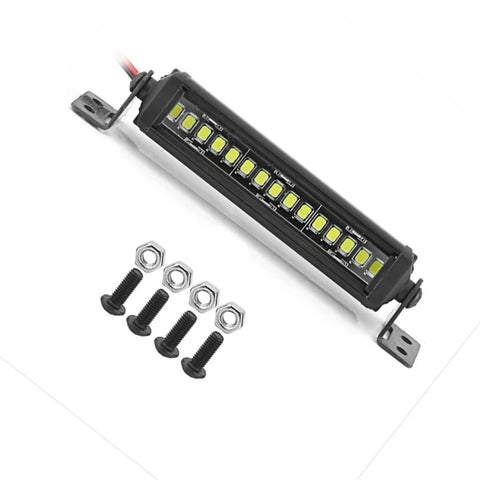 Led RC Light Strips Kit For One Tenth Scale RC Cars with mounting screws and nuts displayed