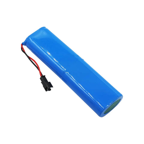 Replacement Battery For MIPRO MA-100 And MA-303 Wireless Systems, 14.8V 2600mAh with blue casing and connector visible