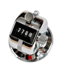 Works Like A Charm Desk Tally Counter With Rugged Metal Base Mechanical Clicker That Flips Slick To 9999 shown from above with display reading 7788.