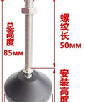Dimensions of Stainless Steel Adjustable Foot Cup With Nylon Base Built To Last Rugged Industrial Grade Heavy Duty Leveling Feet