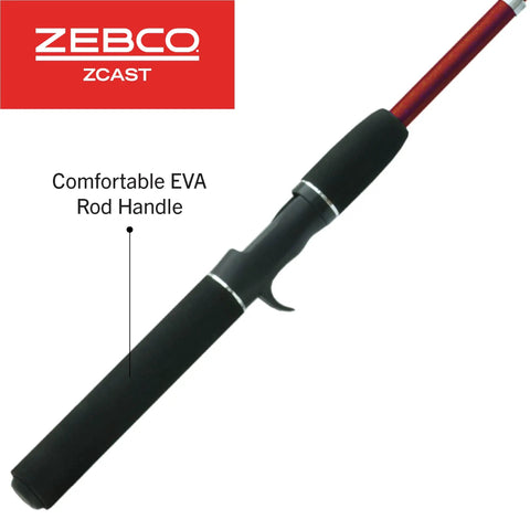 Telescopic Casting Rod Extends From 17 Inches To 5 Feet 6 Inches For Easy On The Go Storage, Durable Z Glass Build With EVA Comfort Grip